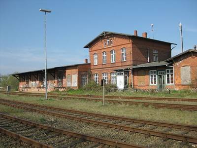 Verlassener Bahnhof in Lübeck Schlutup